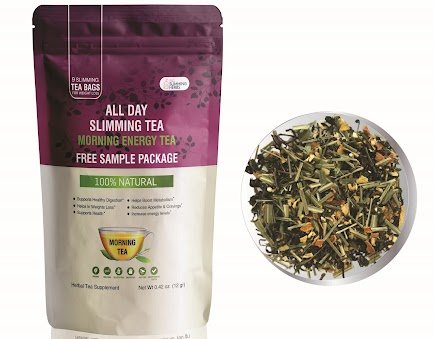 all day slimming tea 1 Pouch with ingredients